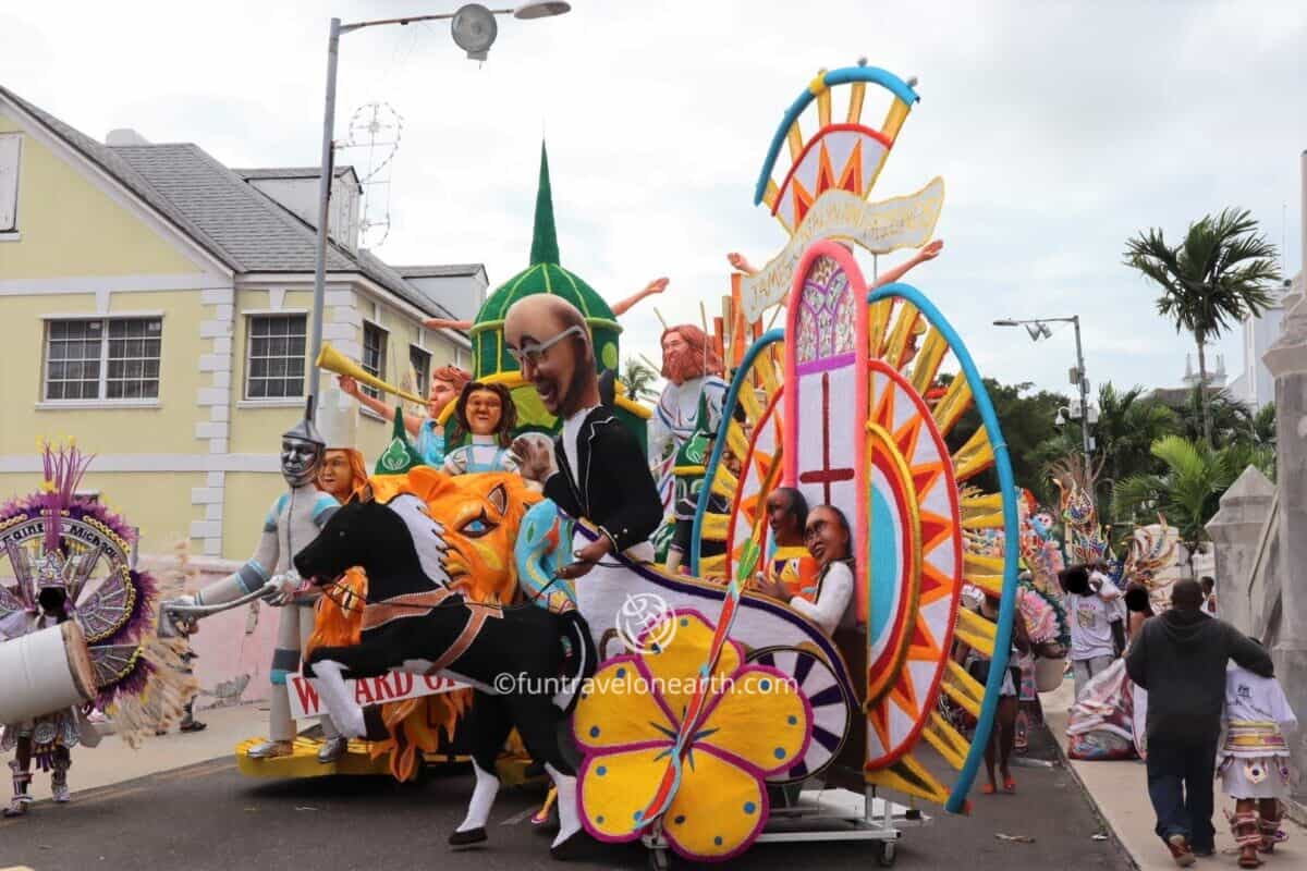 "Junkanoo" , a street parade, Nassau, Bahamas