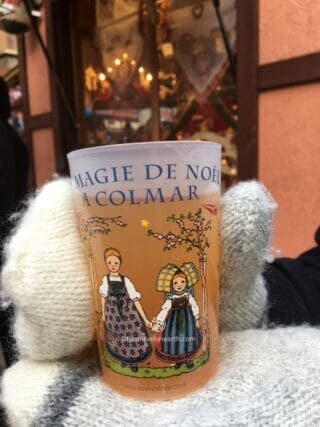 vin chaud blanc, Colmar Christmas Markets
