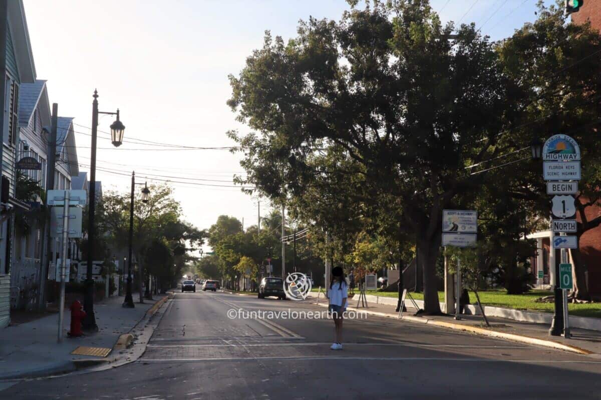 the Start and the End of Route 1, Key West, Florida