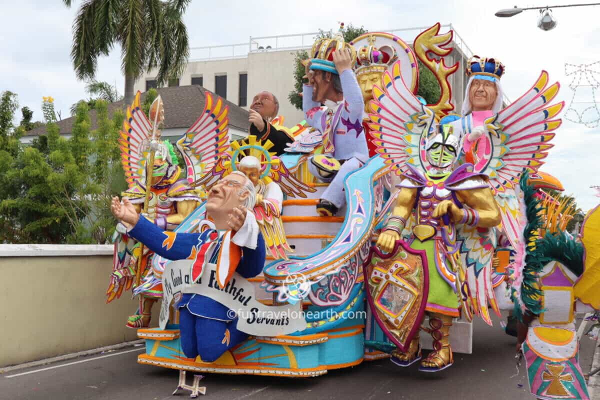 "Junkanoo" , a street parade, Nassau, Bahamas
