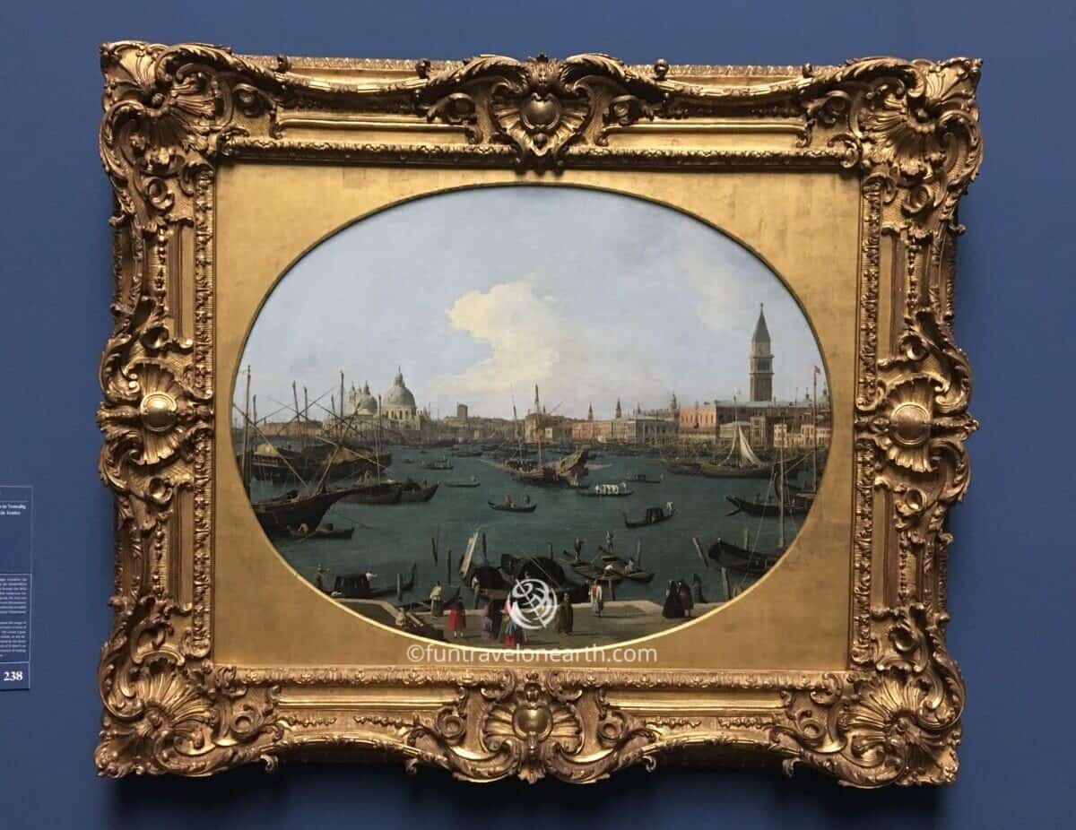 CANALETTO「View of the Bacino di San Marco in Venece 」, Städel Museum