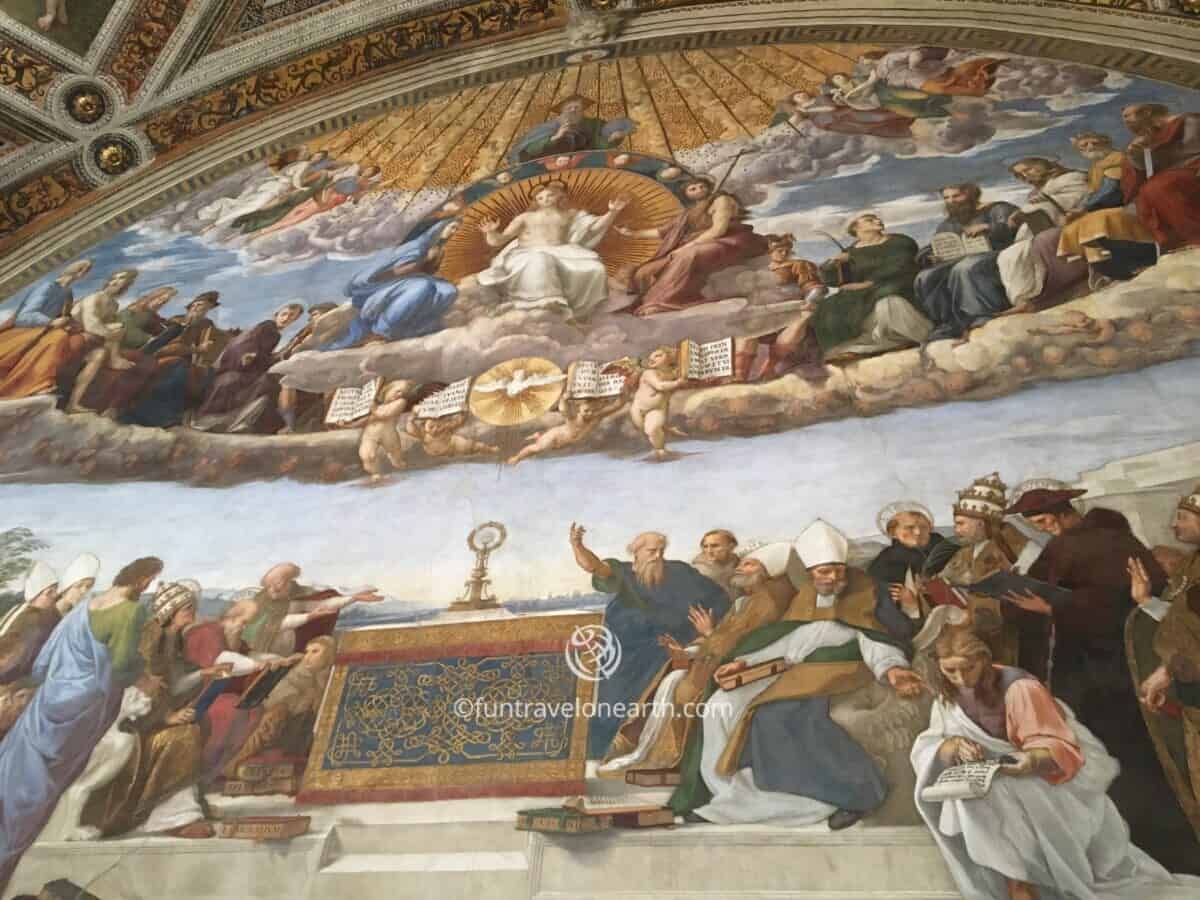 Disputation over the Most Holy Sacrament , Vatican Museums