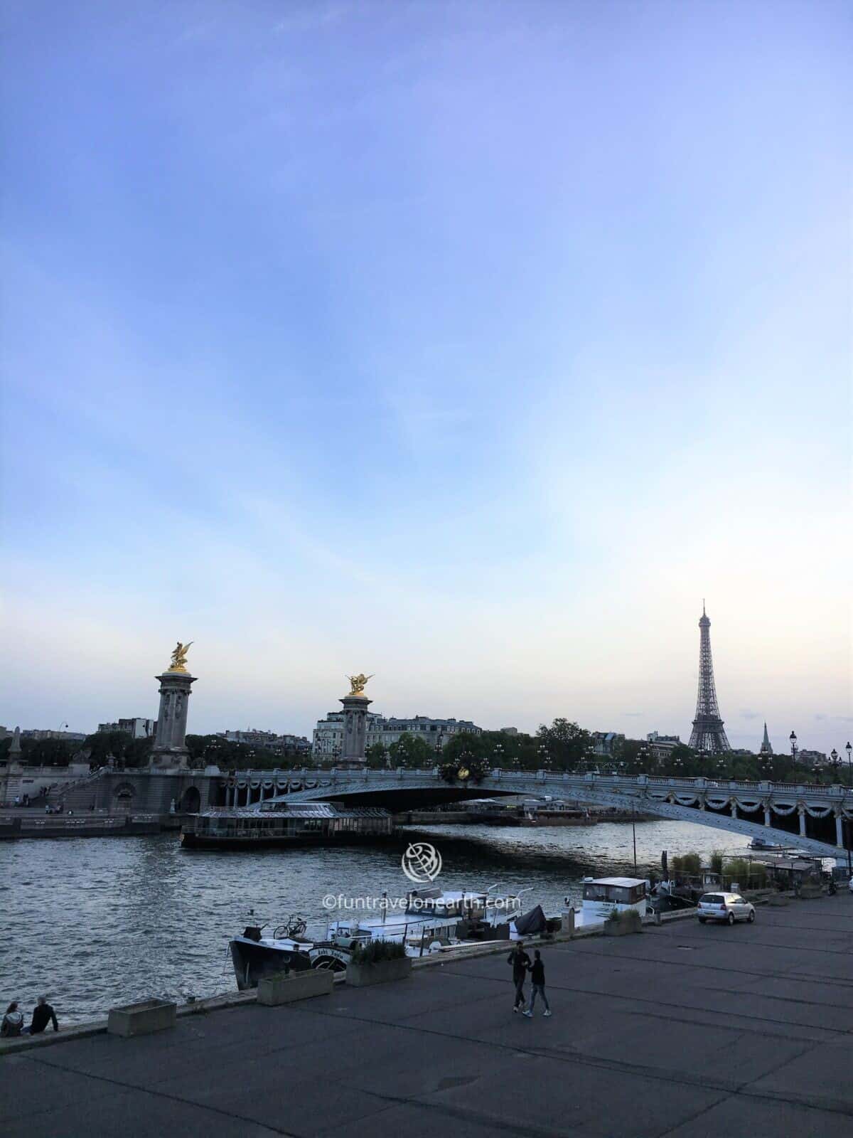 セーヌ川、Pont Alexandre III, Paris, France