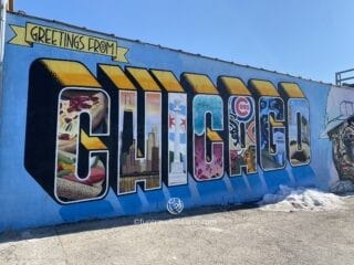 Greetings From Chicago Mural