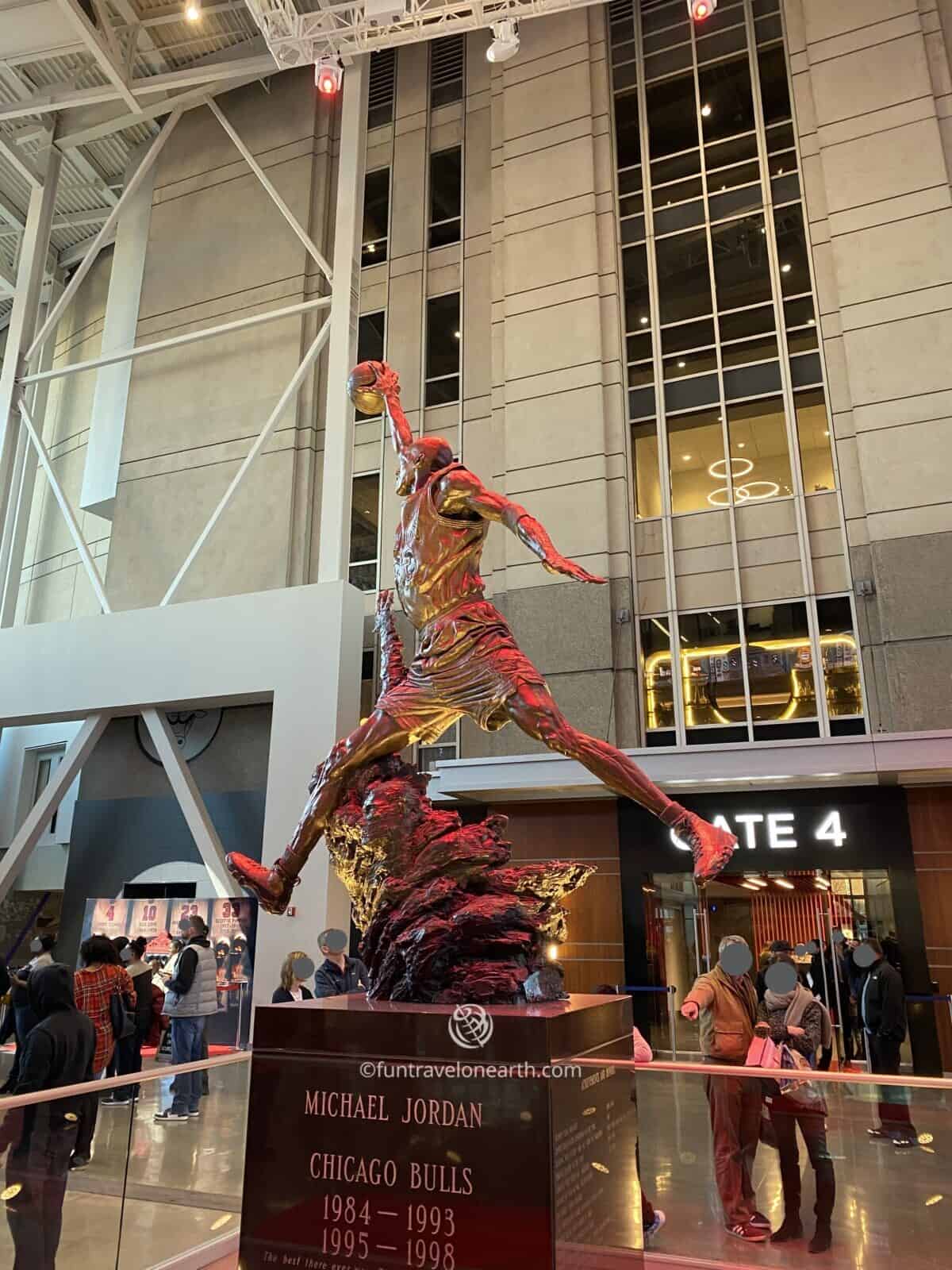 The Michael Jordan Statue, United Center, Chicago, IL