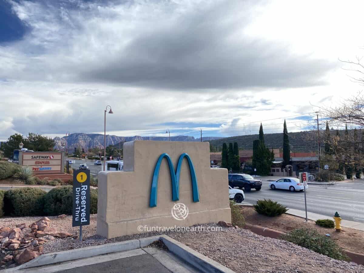 The only turquoise McDonald’s in the world, SEDONA, AZ, U.S