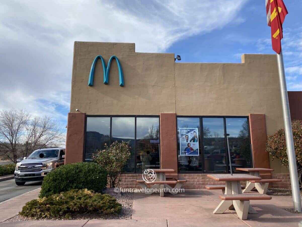The only turquoise McDonald’s in the world, SEDONA, AZ, U.S