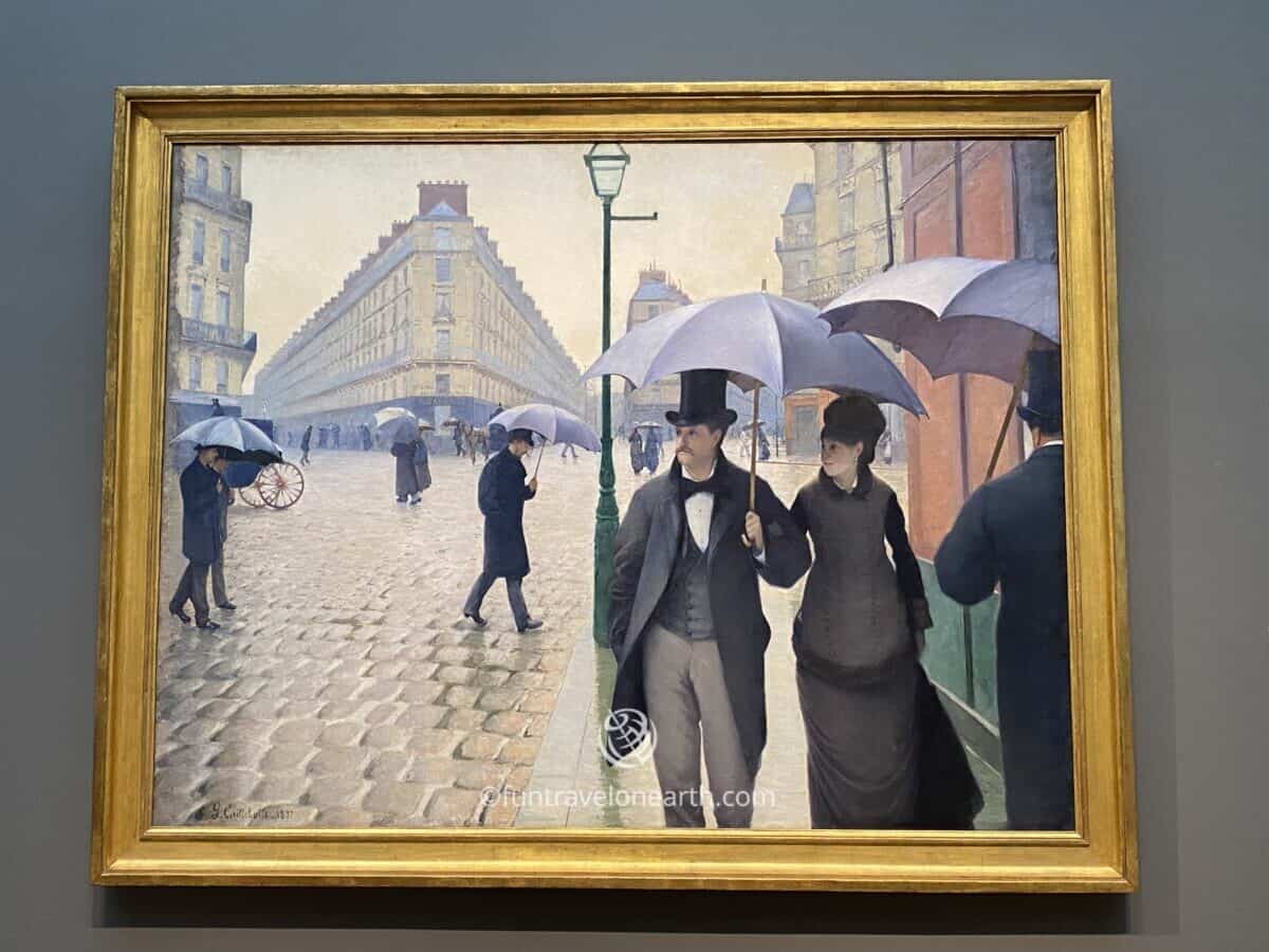 Gustave Caillebotte "Paris Street;Rainy Day" ,The Art Institute of Chicago