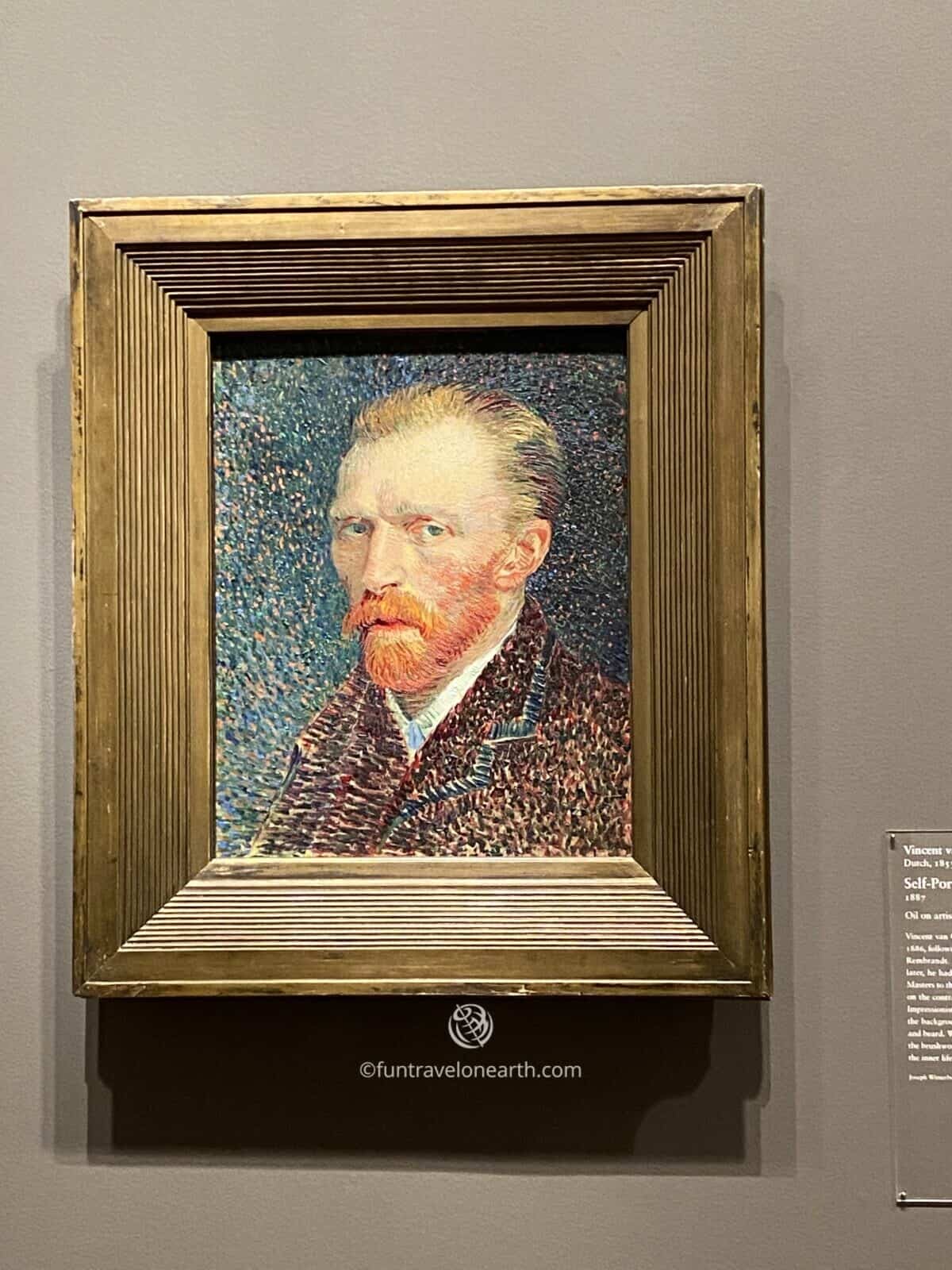 Vincent van Gogh "Self-Portrait" ,The Art Institute of Chicago