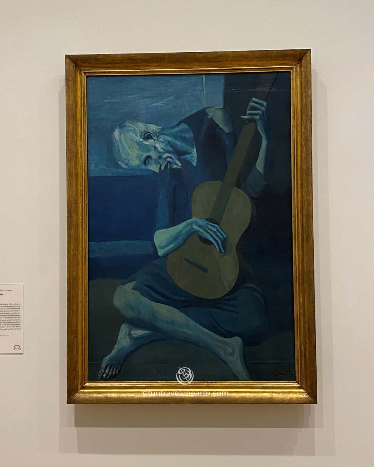 Pablo Picasso "The Old Guitarist ,The Art Institute of Chicago