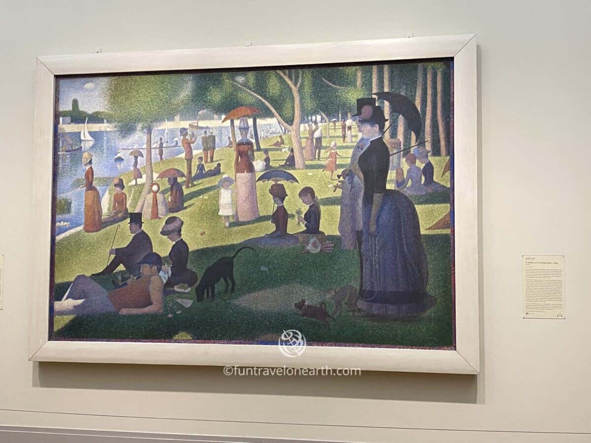Georges Seurat　"A Sunday on La Grande Jatte",The Art Institute of Chicago