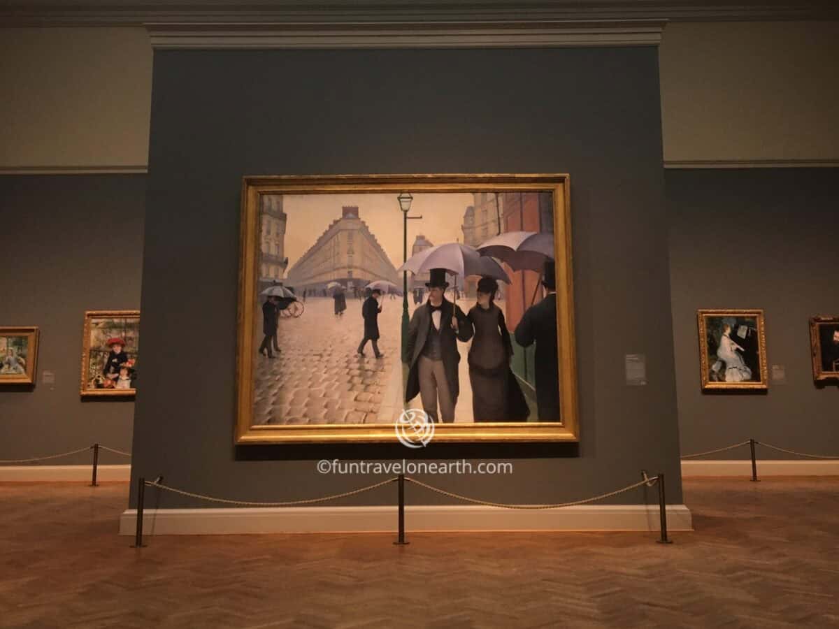 Gustave Caillebotte "Paris Street;Rainy Day" ,The Art Institute of Chicago