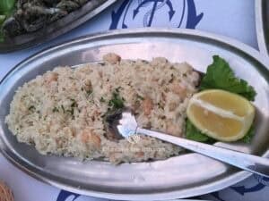 Shrimps Risotto, Kamenice, Dubrovnik, Croatia