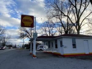 Soulsby Service Station, Historical landmark, old gas station, route66, Mt Olive, IL