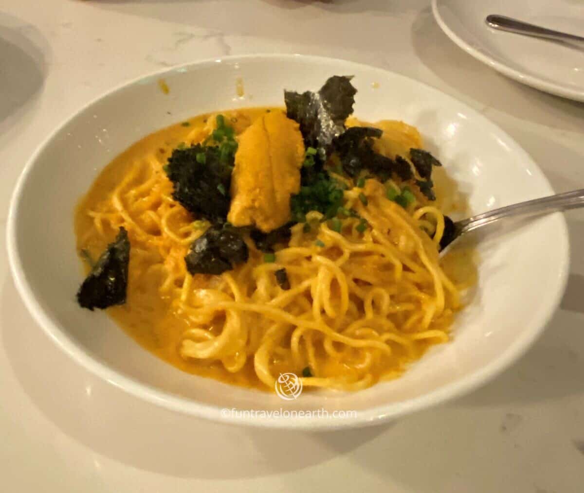 UNI PASTA, EMC Seafood & Raw Bar, Santana Row, San Jose, CA, U.S.