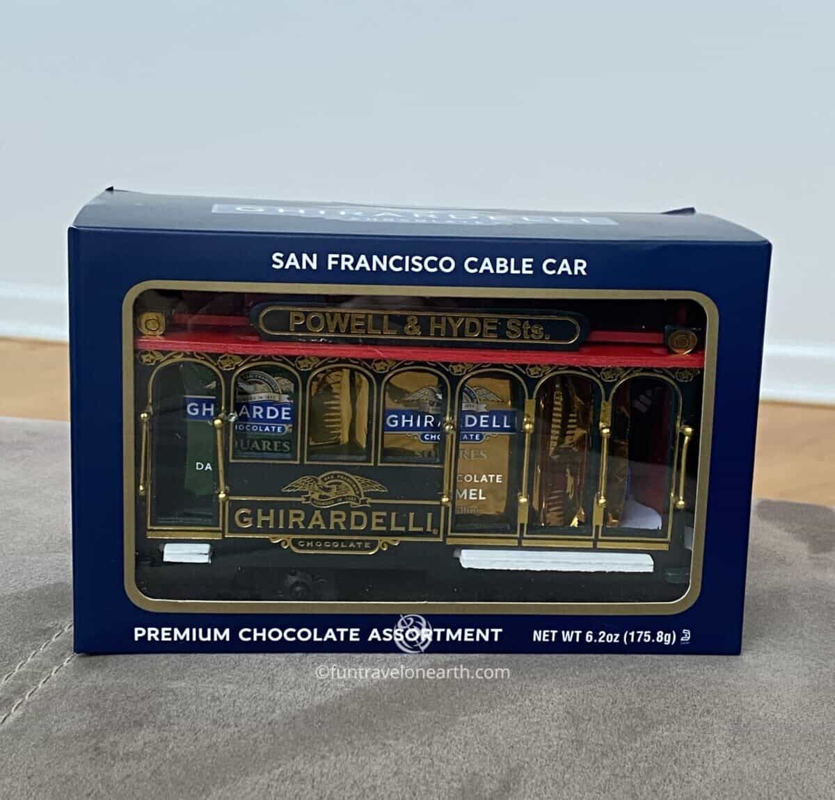 WOODEN GHIRARDELLI CABLE CAR (14 PC)