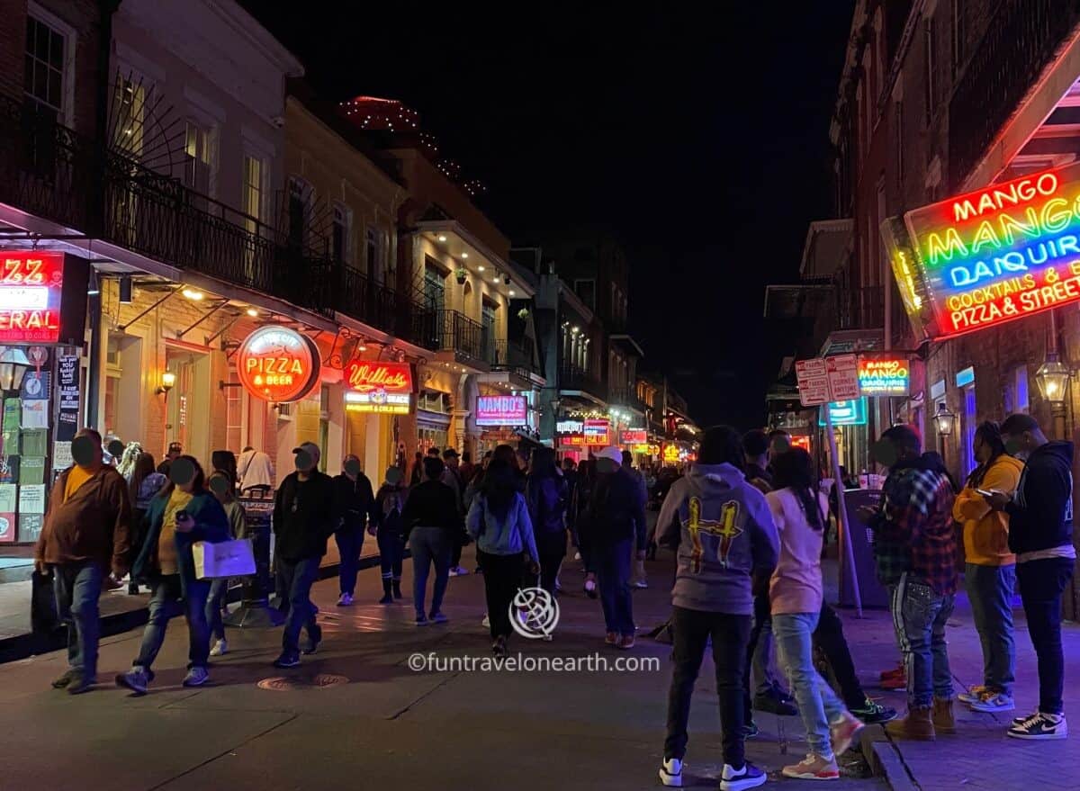 Bourbon St, New Orleans, U.S.