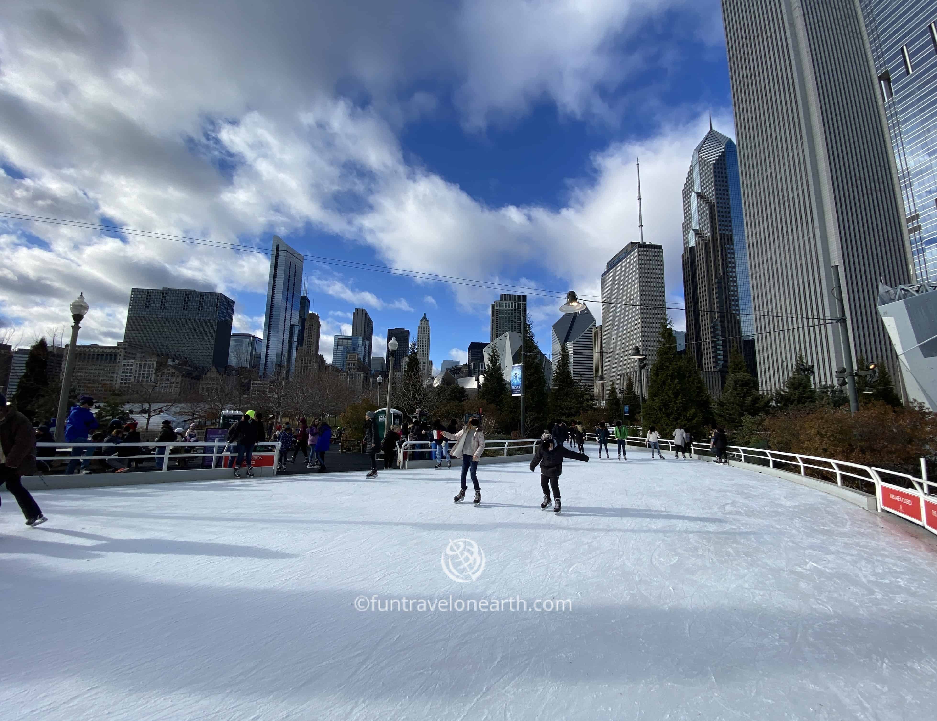 Ice Skating, Maggie Daley Park, Chicago