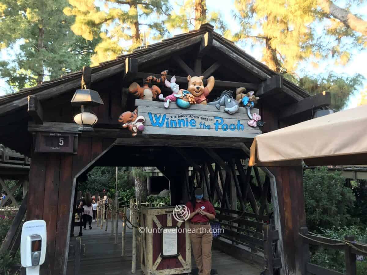 The Many Adventures of Winnie the Pooh, Disneyland Park in California