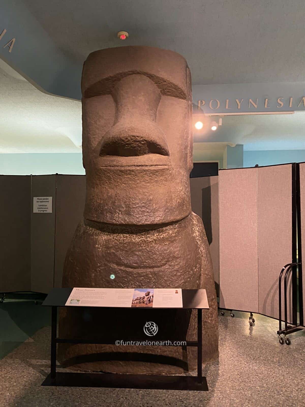 Rapa Nui (Easter Island) Moai Cast, American Museum of Natural History, New York
