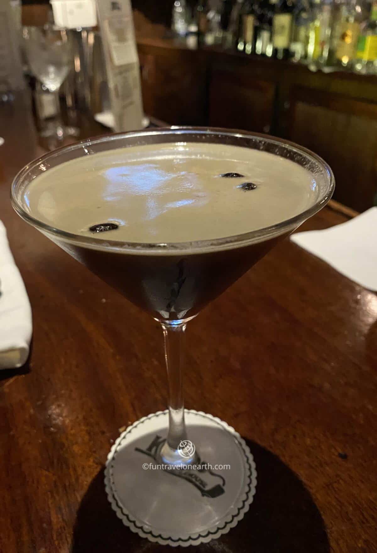 Espresso martini, Keens Steakhouse, NY, U.S.