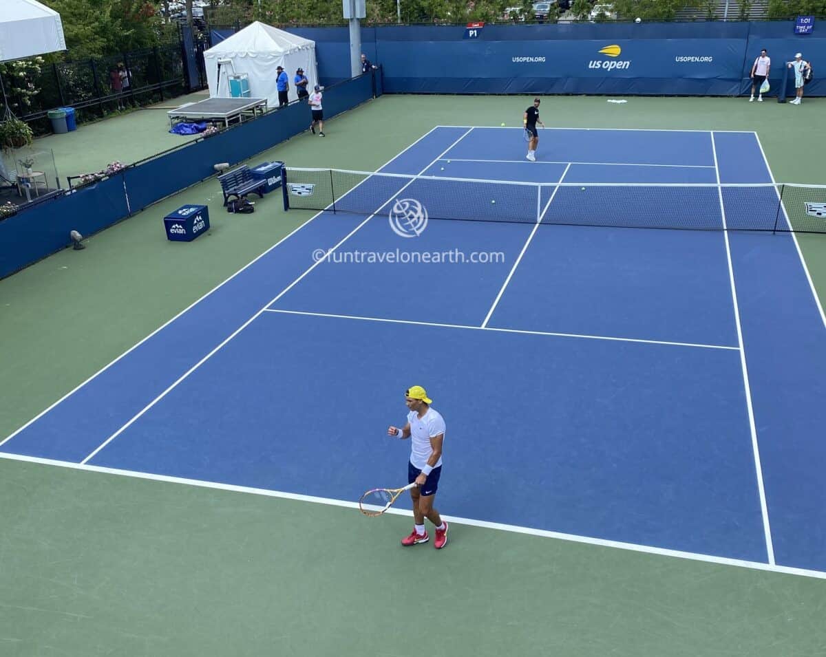 Rafael Nadal, practice,US-Open-2022
