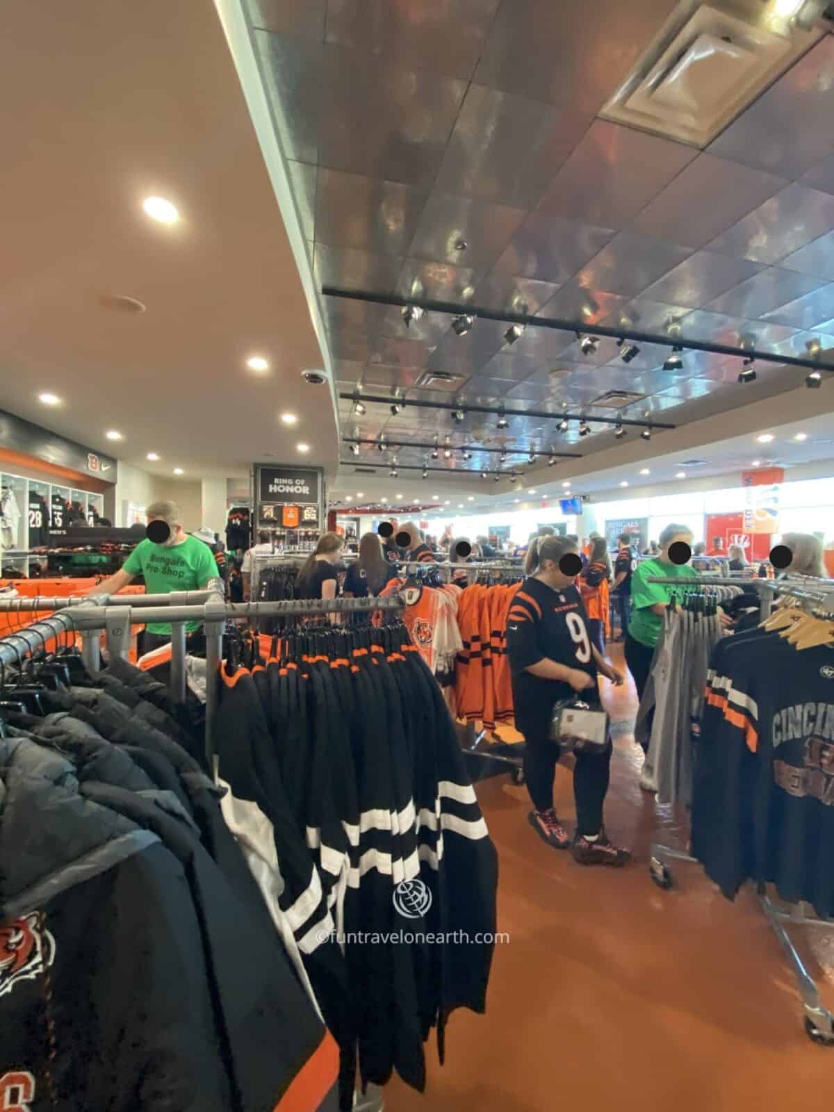 The Bengals Pro Shop, Paycor Stadium, Cincinnati, OH 