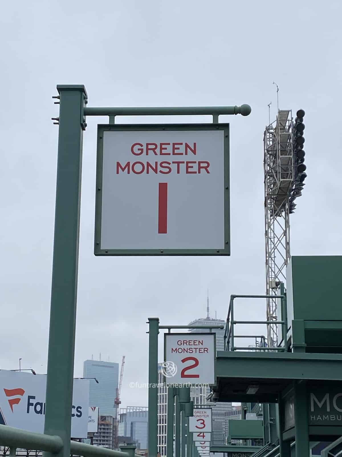 Green Monster, FENWAY PARK, Boston