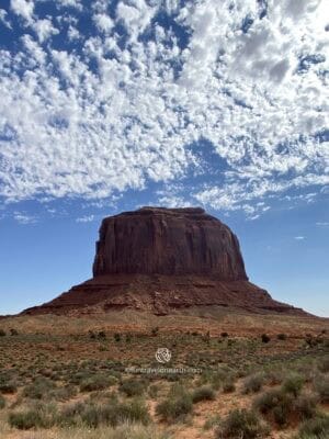 Monument Valley, Merrick Butte, The 17-mile loop drive