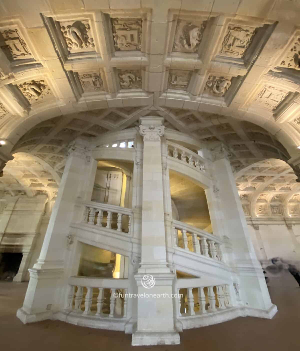 the double helix staircase, Château de Chambord