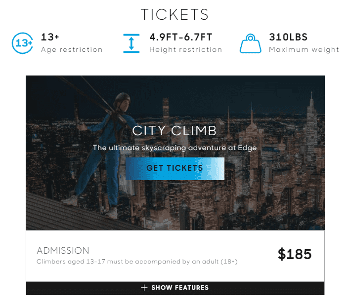 NEW-YORK-EDGE-CITY-CLIMB TICKETS